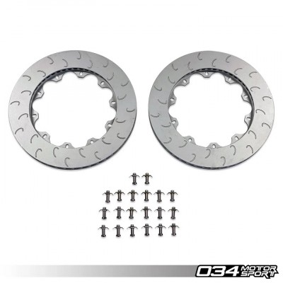 034 Motorsport Replacement Front Rotor Ring Set, Mk8 Golf R & 8Y S3